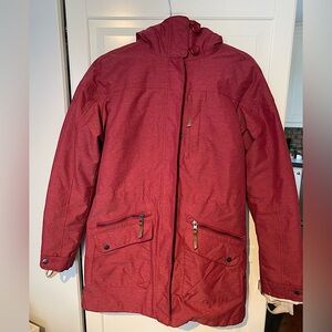 Columbia Women's Carson Pass Interchange Jacket Red Sz Small